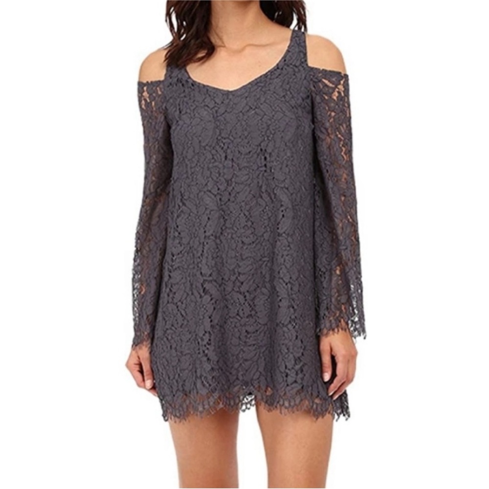 NWT CHASER LACE COLD SHOULDER DRESS
